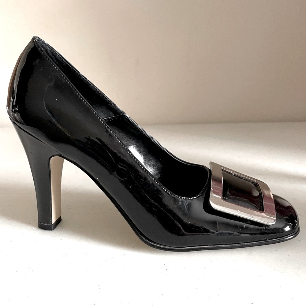 Sam & Libby Patent Leather Heels - Used once